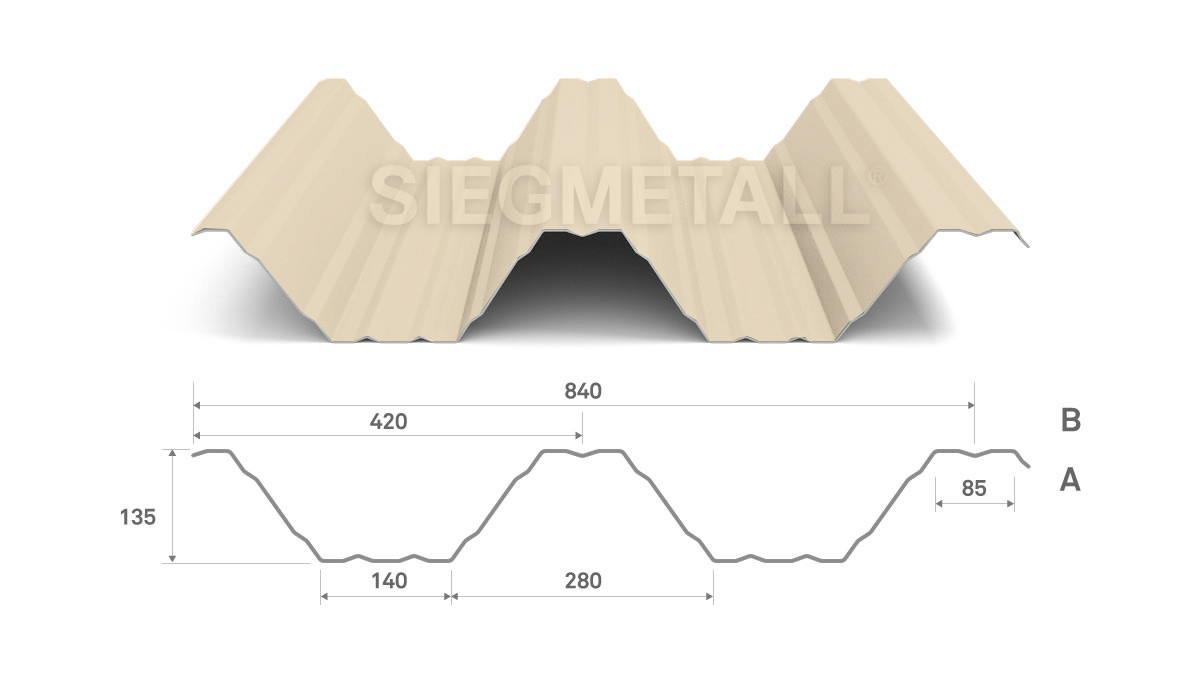 S135/420 Negativlage
