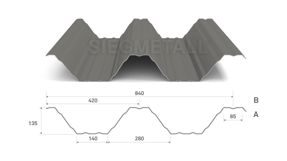 S135/420 Negativlage